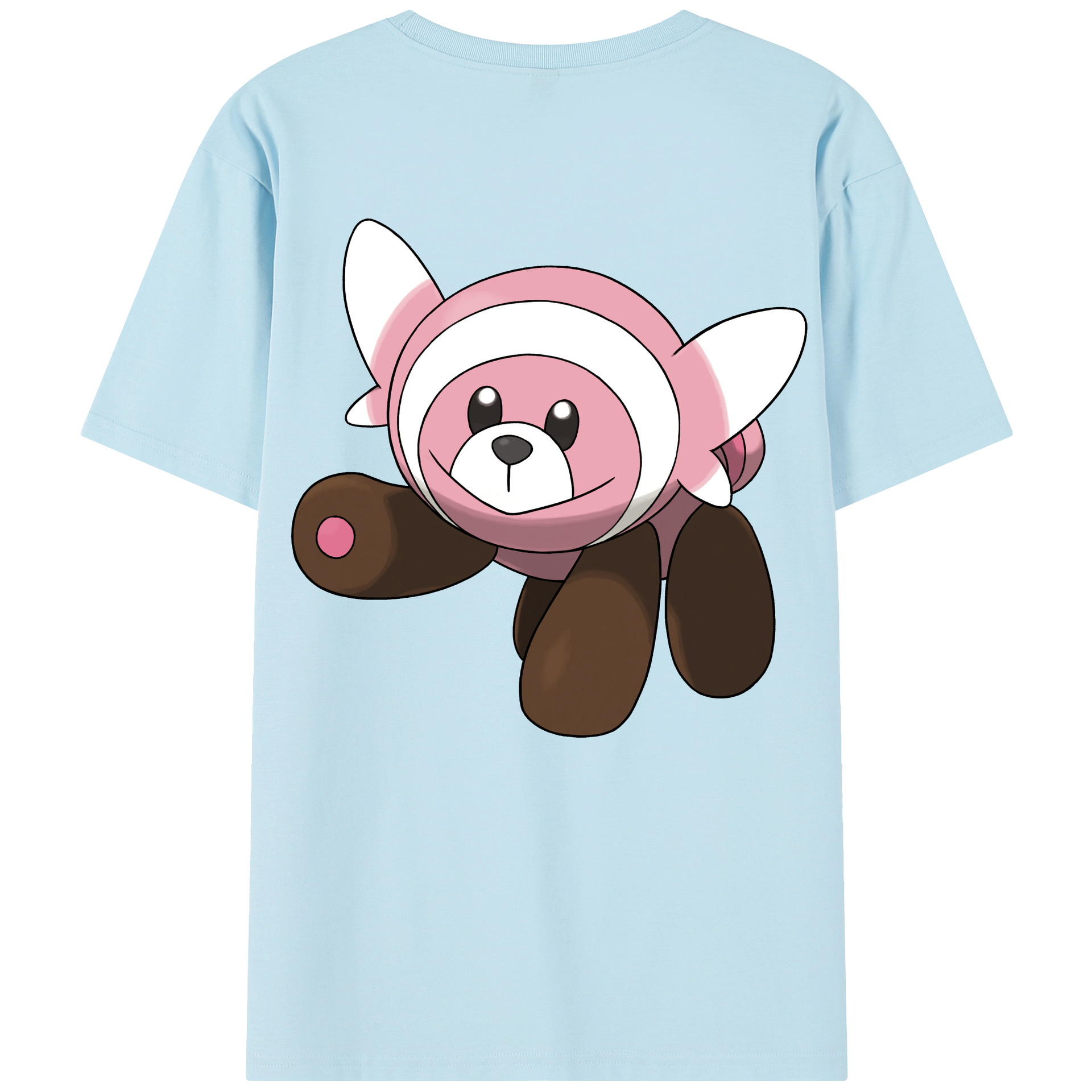 （画像用） ポケットモンスター Pokémon 綿100％半袖Tシャツ（背面プリント）